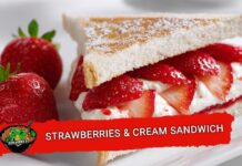 Strawberries & Cream Sandwich