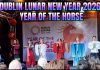 Dublin Lunar New Year 2026 celebration, marking the Year of the Horse festival at Wolfe Tone Square, Dublin, Ireland